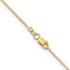 Lex & Lu 14k Yellow Gold Box Chain Necklace w/Lobster LAL91922- 4 - Lex & Lu