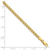 Lex & Lu 14k Yellow Gold 3.0mm Wide D/C Double Rope Bracelet- 5 - Lex & Lu