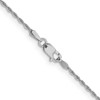 Lex & Lu 14k White Gold Pendant Rope Chain Necklace LAL91929- 4 - Lex & Lu