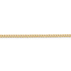 Lex & Lu 14k Yellow Gold 2.2mm Beveled Curb Chain Necklace or Bracelet LAL1305- 3 - Lex & Lu