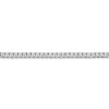 Lex & Lu 14k White Gold 2.9mm Flat Curb Chain Necklace or Bracelet- 3 - Lex & Lu