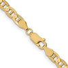 Lex & Lu 14k Yellow Gold 4.5mm Concave Anchor Chain Necklace or Bracelet LAL1316- 4 - Lex & Lu