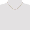 Lex & Lu 14k Yellow Gold Flat Cable Chain Necklace LAL92034- 2 - Lex & Lu