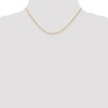 Lex & Lu 14k Yellow Gold Light Singapore Chain Necklace LAL92044- 2 - Lex & Lu