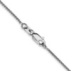 Lex & Lu 14k White Gold 1mm Wheat Chain Necklace or Bracelet- 4 - Lex & Lu