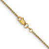 Lex & Lu 14k Yellow Gold Round Anchor Chain Necklace- 4 - Lex & Lu