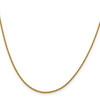 Lex & Lu 14k Yellow Gold Quadra Wheat Chain Necklace- 3 - Lex & Lu