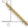 Lex & Lu 14k Yellow Gold Flat Cable Chain Necklace LAL92116- 5 - Lex & Lu