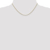 Lex & Lu 10k Yellow Gold Box Chain Necklace LAL92123- 2 - Lex & Lu