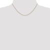 Lex & Lu 10k Yellow Gold Box Chain Necklace LAL92134- 2 - Lex & Lu