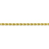 Lex & Lu 10k Yellow Gold 3.5mm D/C Rope Chain Necklace or Bracelet- 3 - Lex & Lu
