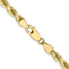 Lex & Lu 10k Yellow Gold 5mm D/C Rope Chain Necklace or Bracelet- 4 - Lex & Lu