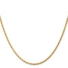 Lex & Lu 14k Yellow Gold 1.75mm D/C Rope Chain Necklace or Bracelet- 3 - Lex & Lu