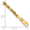 Lex & Lu 14k Yellow Gold 3.5mm D/C Lt Weight Rope Chain Necklace or Bracelet- 5 - Lex & Lu