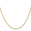 Lex & Lu 14k Yellow Gold 2.0mm Solid Rope Chain Necklace or Bracelet- 3 - Lex & Lu