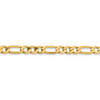 Lex & Lu 14k Yellow Gold 6.25mm Flat Figaro Chain Necklace or Bracelet LAL7083- 3 - Lex & Lu