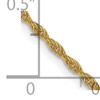 Lex & Lu 14k Yellow Gold Pendant Rope Chain Necklace LAL92188- 5 - Lex & Lu