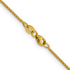 Lex & Lu 14k Yellow Gold D/C Open Franco Chain Necklace LAL92203- 4 - Lex & Lu