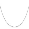 Lex & Lu 14k White Gold D/C Octagonal Snake Chain Necklace LAL92214- 3 - Lex & Lu