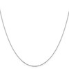 Lex & Lu 14k White Gold D/C Long Open Link Chain Necklace- 3 - Lex & Lu