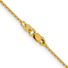 Lex & Lu 14k Yellow Gold D/C Oval Open Link Chain Necklace LAL92236- 4 - Lex & Lu