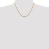 Lex & Lu 14k Yellow Gold 2.25mm Handmade Rope Chain Necklace or Bracelet- 2 - Lex & Lu