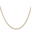 Lex & Lu 14k Yellow Gold Round Cable Chain Necklace LAL92269- 3 - Lex & Lu