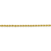 Lex & Lu 10k Yellow Gold 2.75mm D/C Rope Chain Necklace- 3 - Lex & Lu