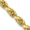 Lex & Lu 10k Yellow Gold 6.00mm D/C Rope Chain Necklace or Bracelet - Lex & Lu