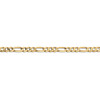 Lex & Lu 10k Yellow Gold 4.0mm Concave Figaro Chain Necklace or Bracelet- 3 - Lex & Lu