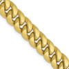 Lex & Lu 10k Yellow Gold Semi Solid Miami Cuban Chain Necklace or Bracelet LAL92316 - Lex & Lu