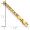 Lex & Lu 14k Yellow Gold 3.0mm Wide Double Strand Rope Bracelet- 3 - Lex & Lu