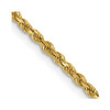 Lex & Lu 14k Yellow Gold 1.75mm D/C Rope Necklace, Bracelet or Anklet - Lex & Lu