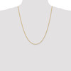 Lex & Lu 14k Yellow Gold 2mm Handmade Regular Rope Chain Necklace or Bracelet- 2 - Lex & Lu