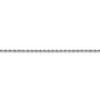 Lex & Lu 14k White Gold 1.8mm D/C Rope Chain Necklace, Bracelet or Anklet- 3 - Lex & Lu