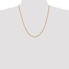 Lex & Lu 14k Yellow Gold 2.25mm Handmade Regular Rope Chain Necklace or Bracelet- 2 - Lex & Lu