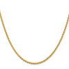 Lex & Lu 14k Yellow Gold 2.25mm Handmade Regular Rope Chain Necklace or Bracelet- 3 - Lex & Lu