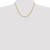 Lex & Lu 14k Yellow Gold 3.65mm Handmade Regular Rope Chain Necklace or Bracelet- 2 - Lex & Lu