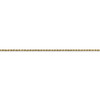 Lex & Lu 10k Yellow Gold 1.2mm Machine Made D/C Rope Chain Necklace or Bracelet- 3 - Lex & Lu