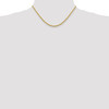 Lex & Lu 10k Yellow Gold 2.75mm Handmade D/C Rope Chain Necklace or Bracelet- 2 - Lex & Lu