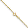 Lex & Lu 10k Yellow Gold 1.10mm Singapore Chain Necklace or Bracelet- 4 - Lex & Lu