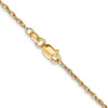 Lex & Lu 18k Yellow Gold 1.3mm Heavy Rope Chain Necklace- 4 - Lex & Lu