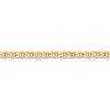 Lex & Lu 14k Yellow Gold 4.7mm Semi Solid Anchor Chain Necklace or Bracelet- 3 - Lex & Lu