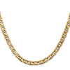 Lex & Lu 14k Yellow Gold 5.5mm Semi Solid Anchor Chain Necklace or Bracelet- 3 - Lex & Lu