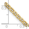 Lex & Lu 14k Yellow Gold 2.40mm Anchor Chain Necklace or Bracelet- 5 - Lex & Lu