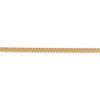 Lex & Lu 14k Yellow Gold 3mm Hollow Franco Chain Necklace- 3 - Lex & Lu