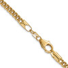 Lex & Lu 14k Yellow Gold 3mm Hollow Franco Chain Necklace- 4 - Lex & Lu