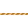 Lex & Lu 14k Yellow Gold 3.7mm Hollow Franco Chain Necklace- 3 - Lex & Lu