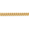 Lex & Lu 14k Yellow Gold Hollow Miami Cuban Chain Necklace or Bracelet LAL92537- 3 - Lex & Lu