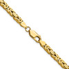 Lex & Lu 14k Yellow Gold 4mm Byzantine Chain Necklace or Bracelet- 4 - Lex & Lu